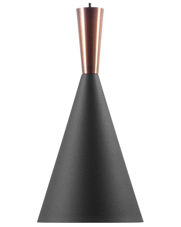 Hängande Lampa Svart Skärm Geometrisk Kon Modern Minimalistisk Design
