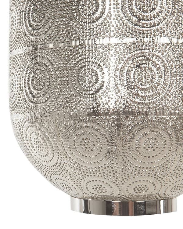 Pendellampa Silver Metall Metalwork Belysning i marockansk stil