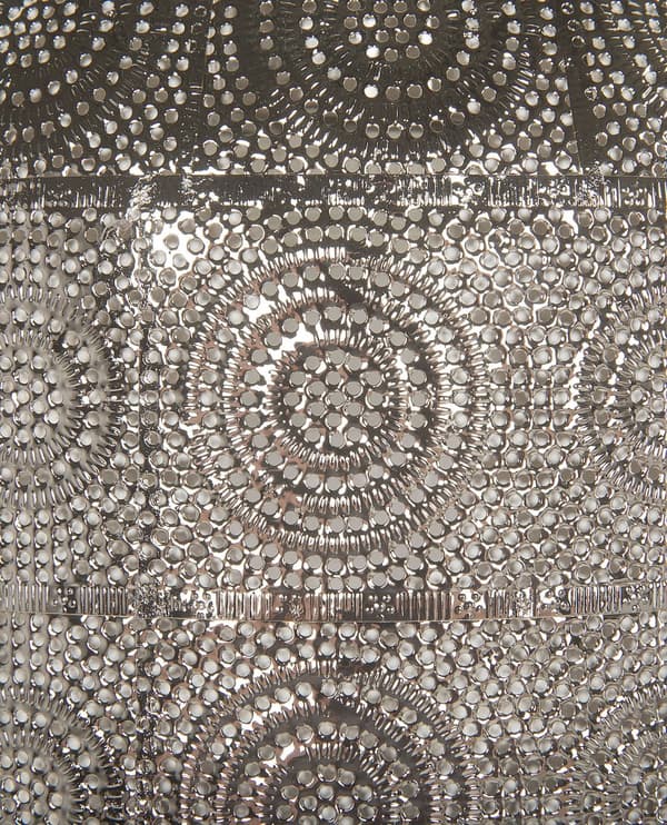 Pendellampa Silver Metall Metalwork Belysning i marockansk stil
