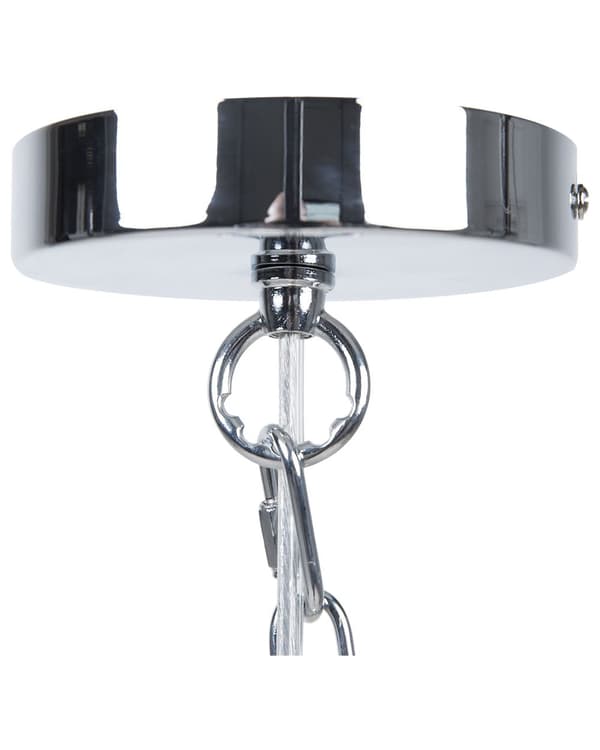 Hängande Lampa Koppar Metall Skiva Skärm 4 Ljus Industriell Konst Dekor
