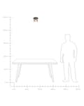 Miniatyrbild 6 av 6: Taklampa Svart Koppar Metall 3 lampor Justerbar Industriell Modern Geometrisk design