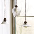 Pikkukuva 3 / 4: Pendant Lamp Gunilla Small Clear/Antique Brass
