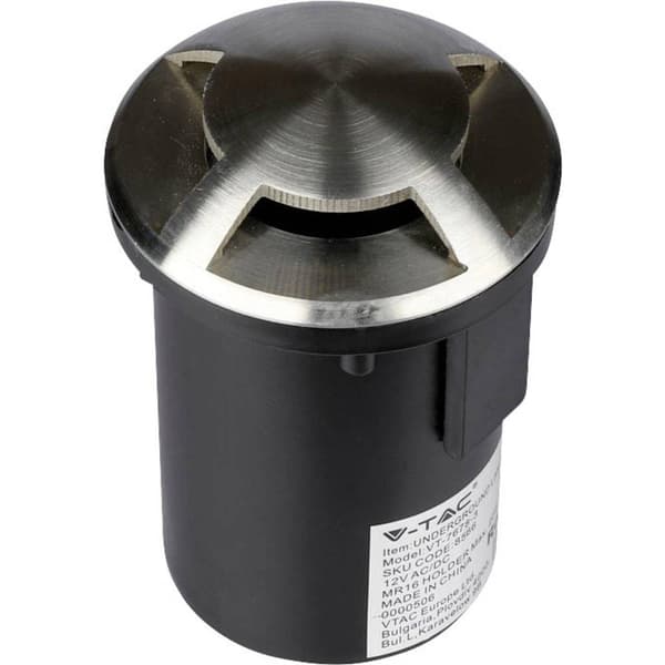 V-TAC VT-7678-3 8566 Inbyggnadsadapter Svart, Silver