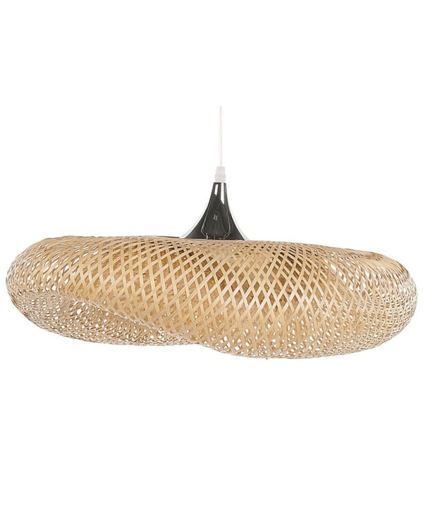 Taklampa Trä Bambu Trä Small Boho Design Pendellampa