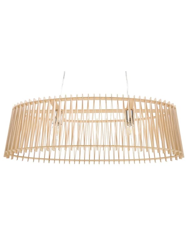 Pendellampa Trä MDF Boho Design Taklampa
