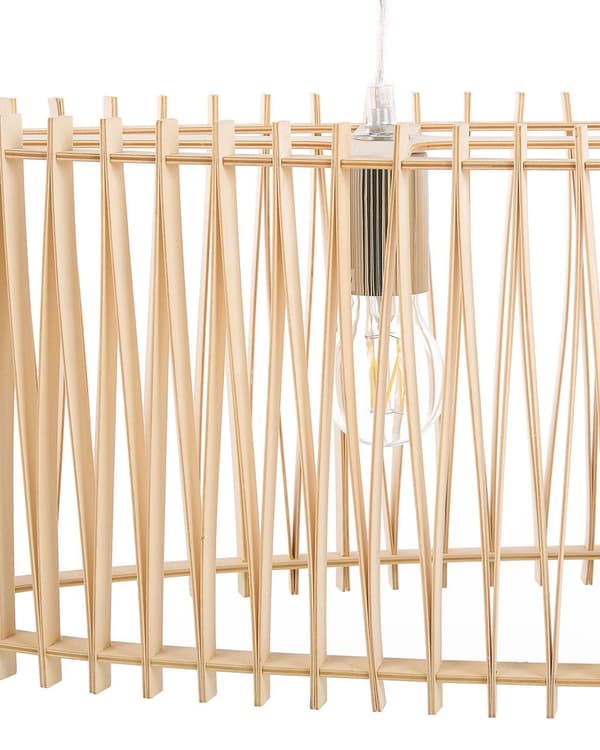 Pendellampa Trä MDF Boho Design Taklampa