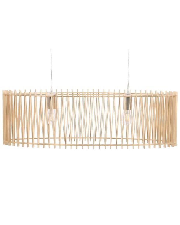 Pendellampa Trä MDF Boho Design Taklampa