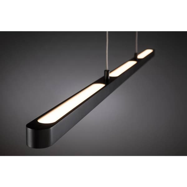 Paulmann Lento 79693 LED-pendelbelysning LED LED fast installerad 37 W Svart (glänsande)