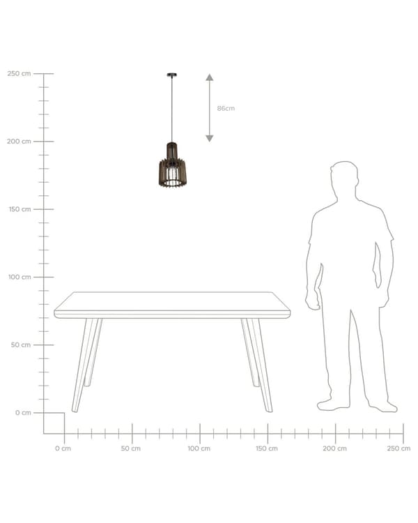 Hänglampa Mörkt Trä MDF Metall Pendelbelysning Öppen skärm Boho Design Kök Vardagsrumsdekorationer