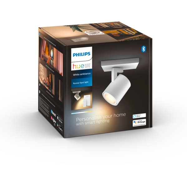 Philips Hue WA Runner Enkel Spot 1x5W Hvit