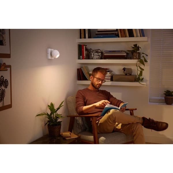 Philips Hue WA Buckram Utvidelse Enkel Spot 5W Hvit