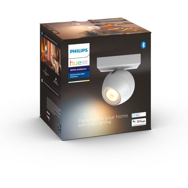 Philips Hue WA Buckram Utvidelse Enkel Spot 5W Hvit