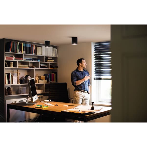 Philips Hue WA Pillar Enkel Spot 5W Sort