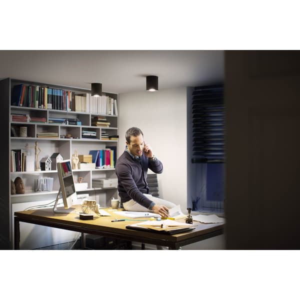 Philips Hue WA Pillar Enkel Spot 5W Sort