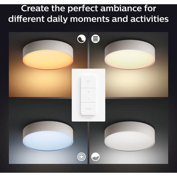 Philips Hue WA Enrave Small Taklampe Hvit