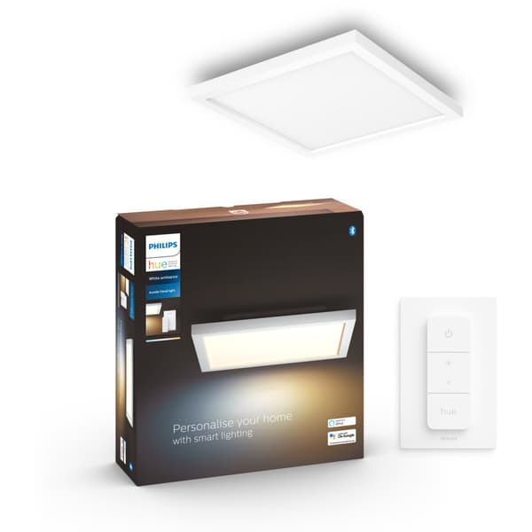 Philips Hue WA Aurelle Lyspanel Firkantet 30x30 24,5W Hvit