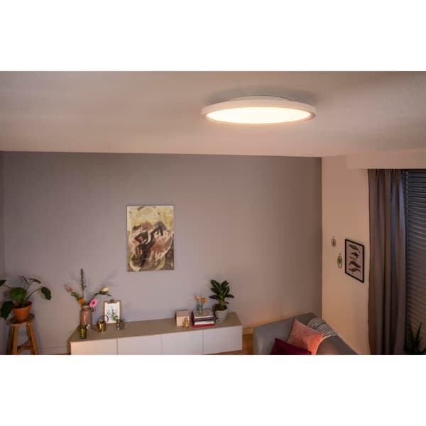 Philips Hue WA Aurelle Lyspanel Rund 24,5W Hvit
