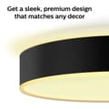 Miniatyrbilde 5 av 10: Philips Hue WA Enrave Medium Taklampe Sort