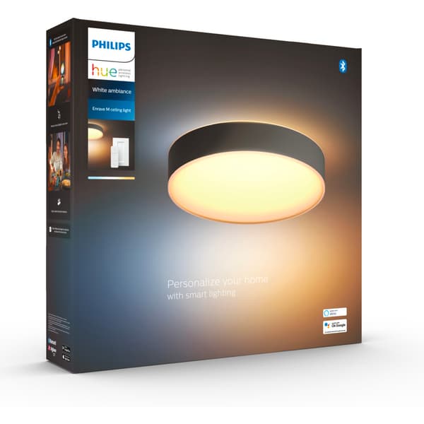 Philips Hue WA Enrave Medium Taklampe Sort