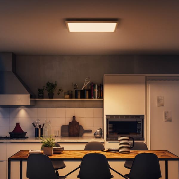 Philips Hue WA Aurelle Lyspanel Firkantet 60x60 46,5W Hvit