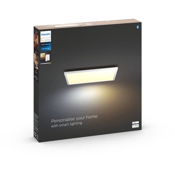 Philips Hue WA Aurelle Lyspanel Firkantet 60x60 46,5W Hvit