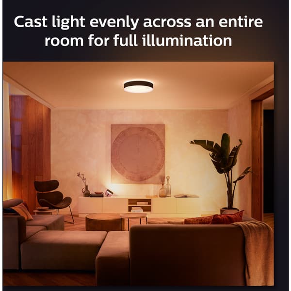 Philips Hue WA Enrave Large Taklampe Sort