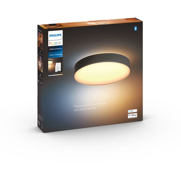 Philips Hue WA Enrave Large Taklampe Sort