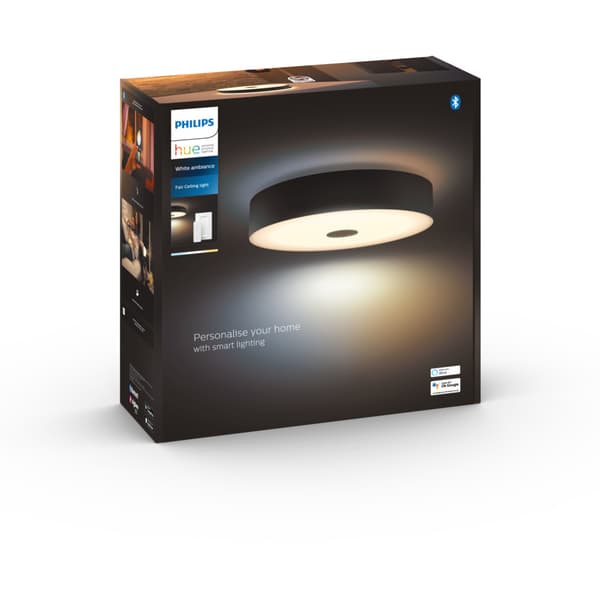 Philips Hue WA Fair Taklampe Sort
