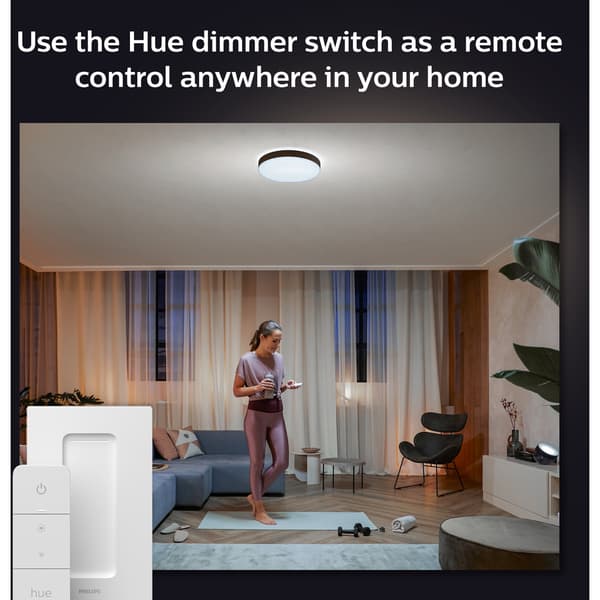 Philips Hue WA Enrave XL Taklampe Sort
