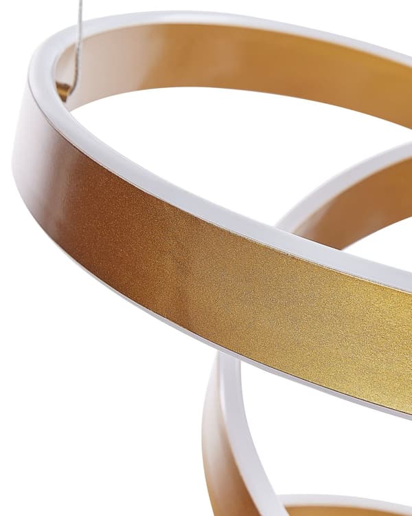 Pendellampa Guld Aluminium Integrerad LED-ljus Nyhet Knutform Modern Glamourbelysning