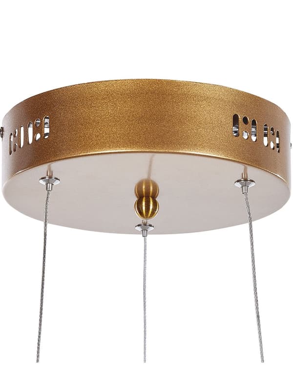 Pendellampa Guld Aluminium Integrerad LED-ljus Nyhet Knutform Modern Glamourbelysning