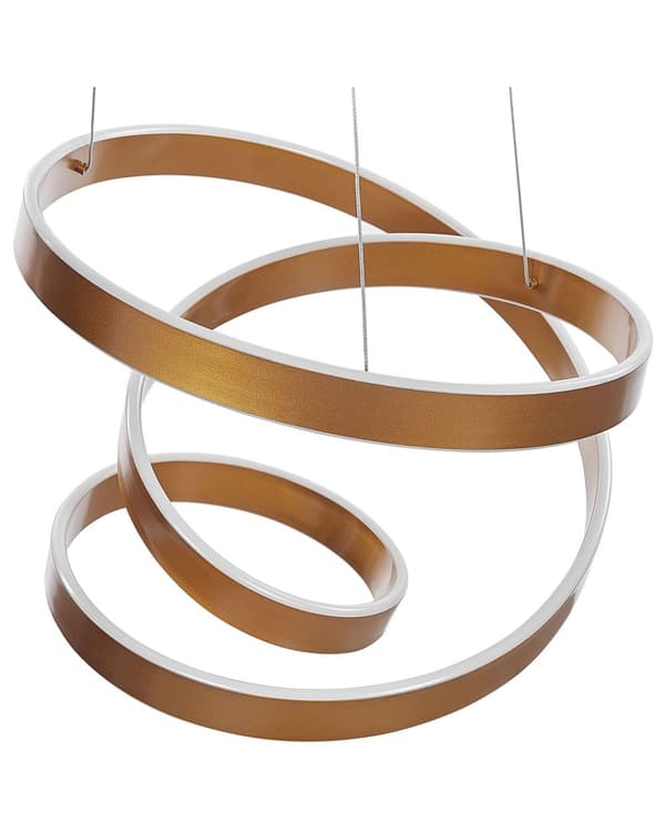 Pendellampa Guld Aluminium Integrerad LED-ljus Nyhet Knutform Modern Glamourbelysning