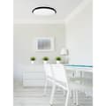 Miniatyrbild 2 av 4: Müller-Licht 21000071 Taro Round 40 LED-takbelysning 24 W Vit, Svart