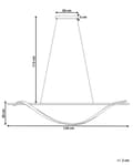 Miniatyrbild 3 av 10: Taklampa Svart Järn Integrerad LED-ljus Spiralform Modern Belysning