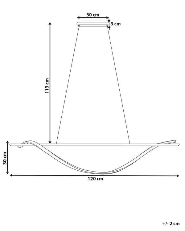 Taklampa Svart Järn Integrerad LED-ljus Spiralform Modern Belysning