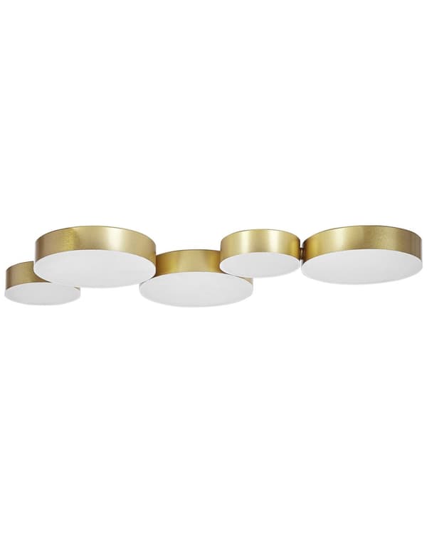 Taklampa Guldjärn Integrerad LED 5 runda lampor Dekorativ Modern Glamourbelysning