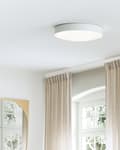 Miniatyrbild 5 av 11: Taklampa Vit Järn Integrerade LED-lampor Rund form Dekorativ modern glamourbelysning