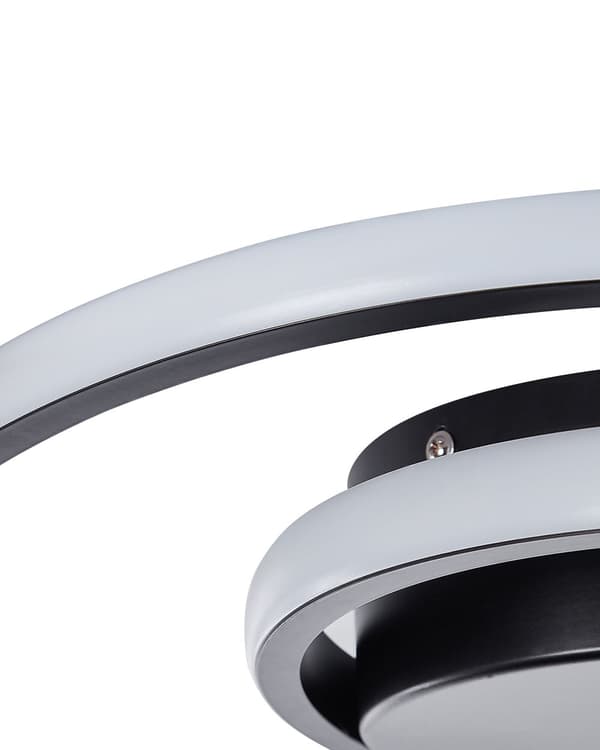 Taklampa Svart Aluminium Järn Integrerade LED-lampor Rund Form Ringar Dekorativ Modern Glamour Belysning