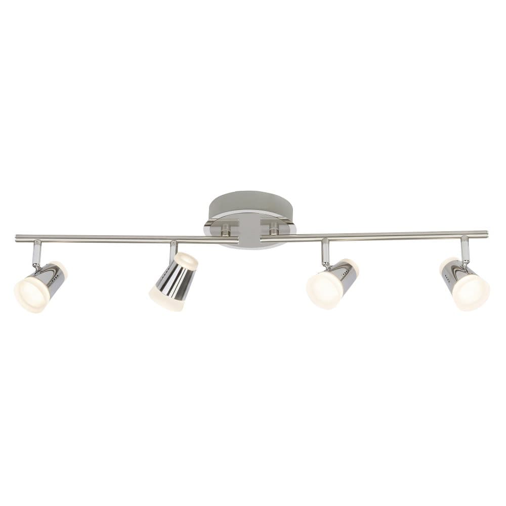 BRILLIANT lampa Trappor LED-spotrör 4-lågor järn / krom