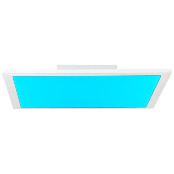 BRILLIANT lamppu Abie LED kattopaneeli 40x40cm RGB valkoinen | 1x 24W LED integroitu, (2400lm, 2700-6200K) | Asteikko A ++ E | Ohjattavissa kaukosääti