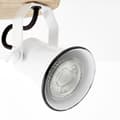 Miniatyrbild 9 av 11: BRILLIANT lampa Seed round spotlight 3-flames white / light wood | 3x PAR51, GU10, 5W, lämplig för reflektorlampor (ingår ej) | Skala A ++ till E | Sv