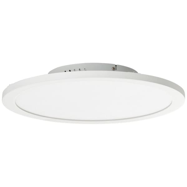 BRILLIANT lampe Abie LED loftpanel 40cm hvid | 1x 24W LED integreret, (1900lm, 2700-6200K) | Skala A ++ til E | Styres med fjernbetjening