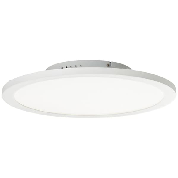 BRILLIANT lampe Abie LED loftpanel 40cm hvid | 1x 24W LED integreret, (1900lm, 2700-6200K) | Skala A ++ til E | Styres med fjernbetjening