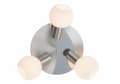 Miniatyrbillede 4 af 8: BRILLIANT lampe Tiara rund spotlight 3-flammer jern/hvid | 3x D45, E14, 40W, velegnet til dryplamper (medfølger ikke) | Skala A ++ til E | Drejelige h