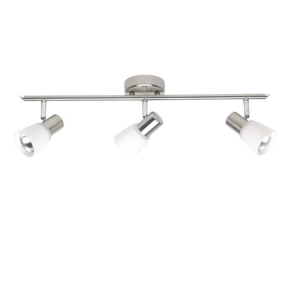 BRILLIANT lampe Luca spotrør 3-flammer jern / krom / hvid | 3x R50, E14, 40W, egnet til reflektorlamper (medfølger ikke) | Skala A ++ til E | Drejelig