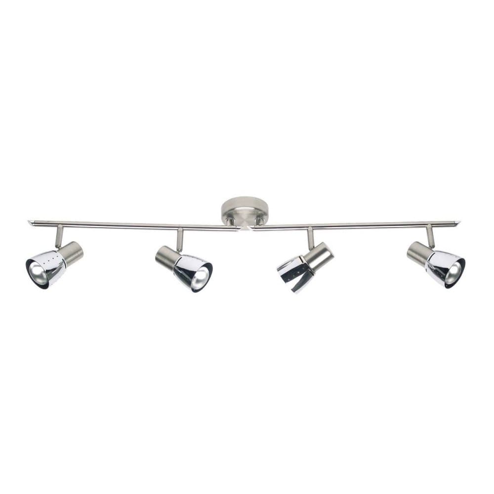 BRILLIANT lampa Lava spot tub 4-flames järn / krom | 4x R50, E14, 40W, lämplig för reflektorlampor (ingår ej) | Skala A ++ till E | Armarna roterbara