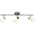 Miniatyrbillede 1 af 2: BRILLIANT lampe Kensington spotrør 3-flamme krom / hvid | 3x QT14, G9, 28W, velegnet til stiftlamper (medfølger ikke) | Skala A ++ til E | IP beskytte