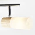 Miniatyrbild 5 av 11: BRILLIANT lampa Babsan spot tub 2-flames trä ljus / vit | 2x C35, E14, 3,5W, lämplig för ljuslampor (ingår inte) | Skala A ++ till E | Svängbara huvud