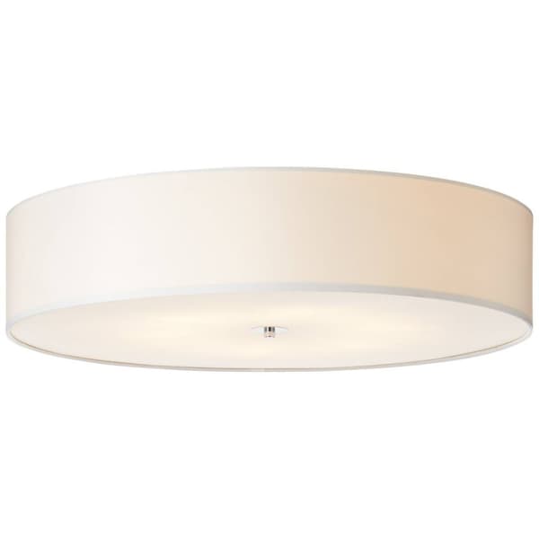 BRILLIANT lampe Andria loftslampe 70cm hvid / krom | 6x A60, E27, 46W, egnet til normale lamper (medfølger ikke) | Skala A ++ til E | Velegnet til LED