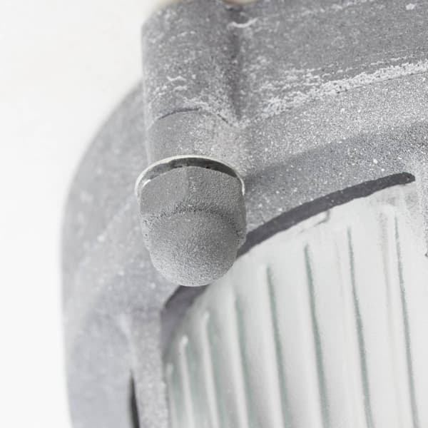 BRILLIANT lampa Bobbi vägg- och taklampa 21 cm grå betong | 1x A60, E27, 40W, lämplig för normala lampor (ingår ej) | Skala A ++ till E | Lämplig för